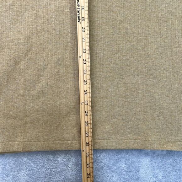 Polo Ralph Lauren Mens 2XL Tan Estate-Rib Cotton Quarter-Zip Pullover Jocy Logo - Picture 12 of 13